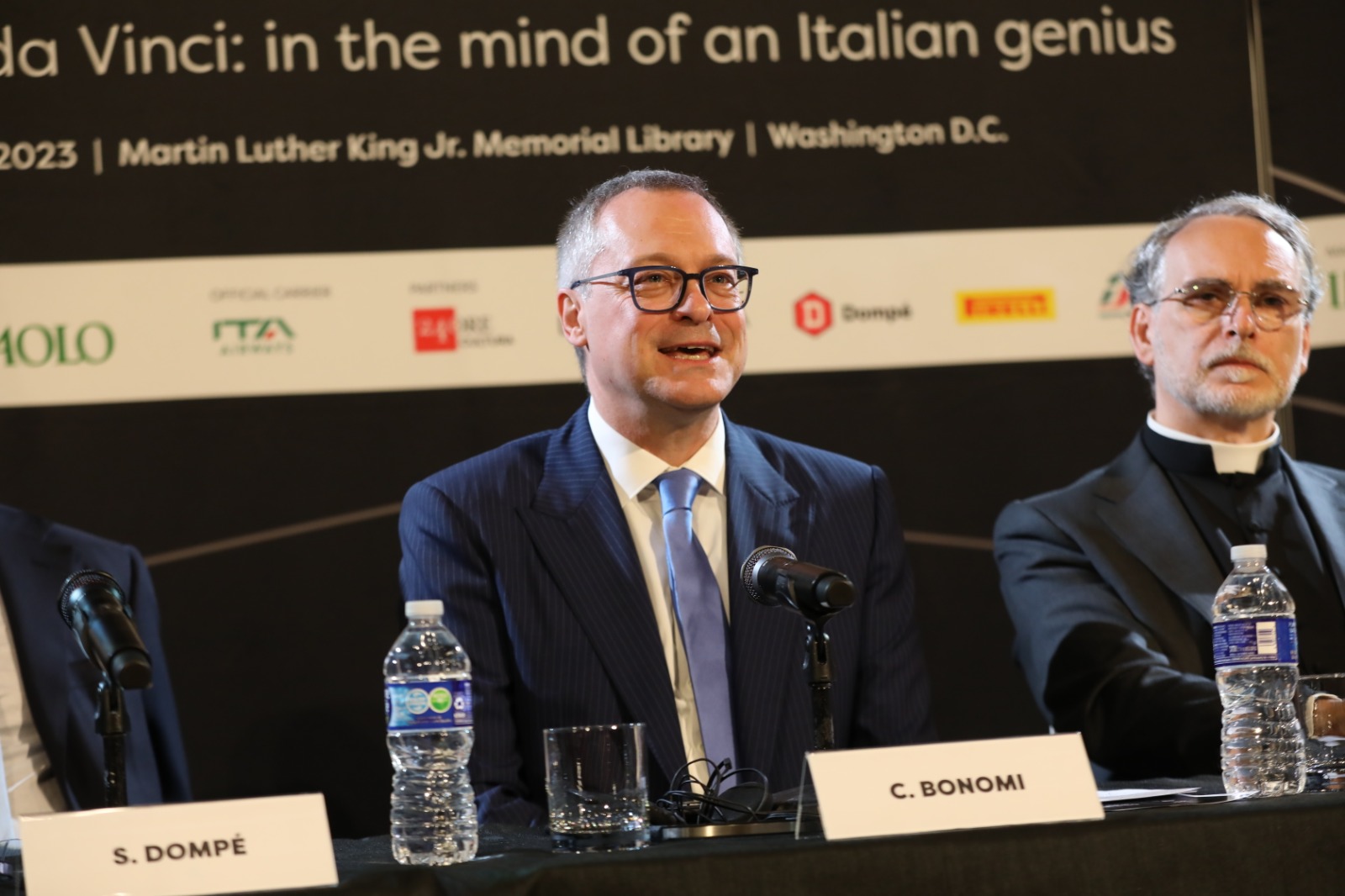 immagine Conferenza stampa inaugurazione mostra Leonardo da Vinci a Washington
