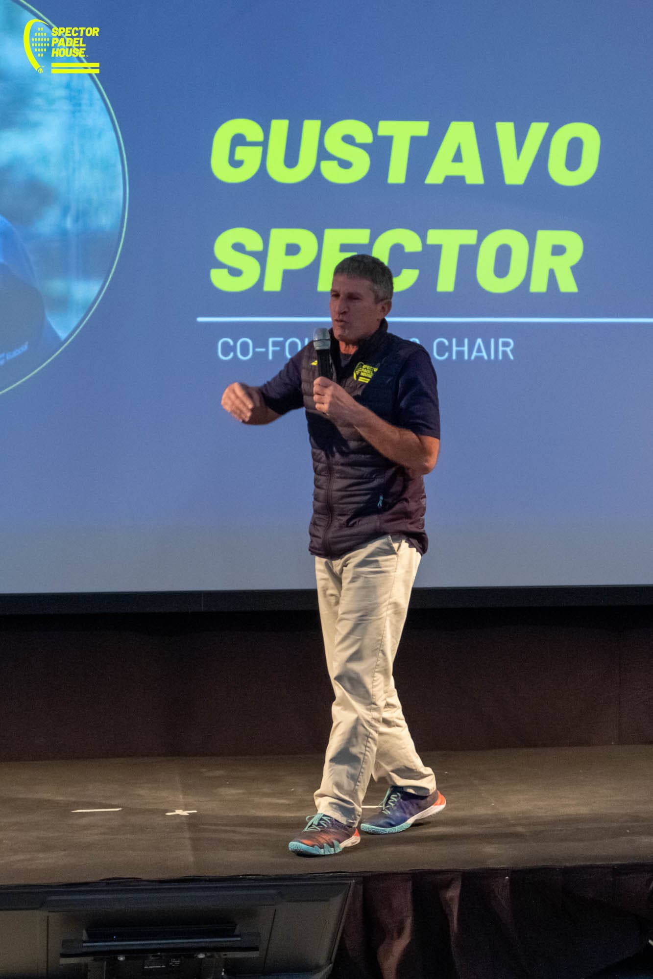 Gustavo Spector: star of the Italian padel scene.